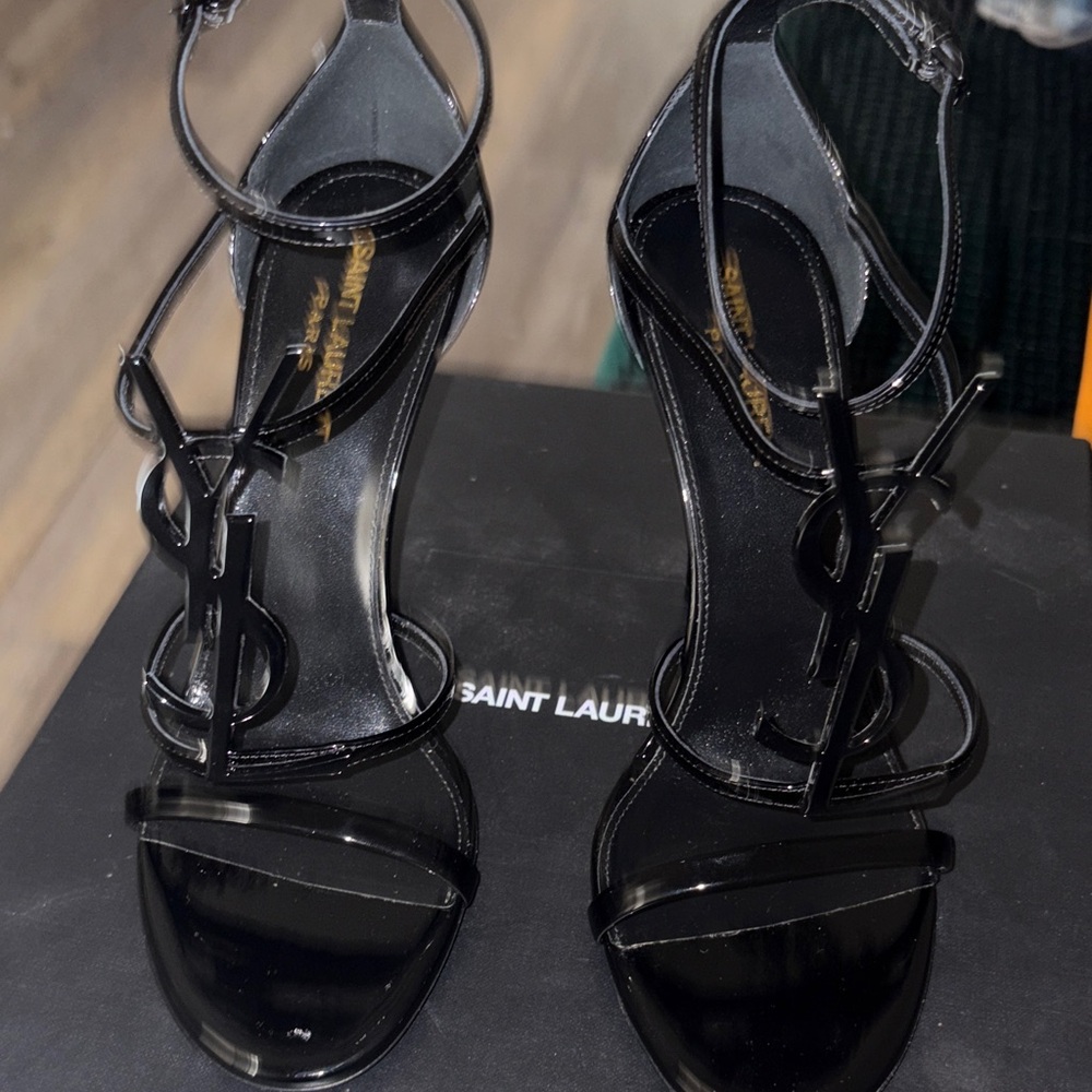 Saint Laurent Black Heels - Picture 1 of 8